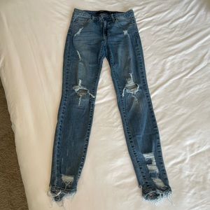 Harper Ripped Skinny Jeans Size 27